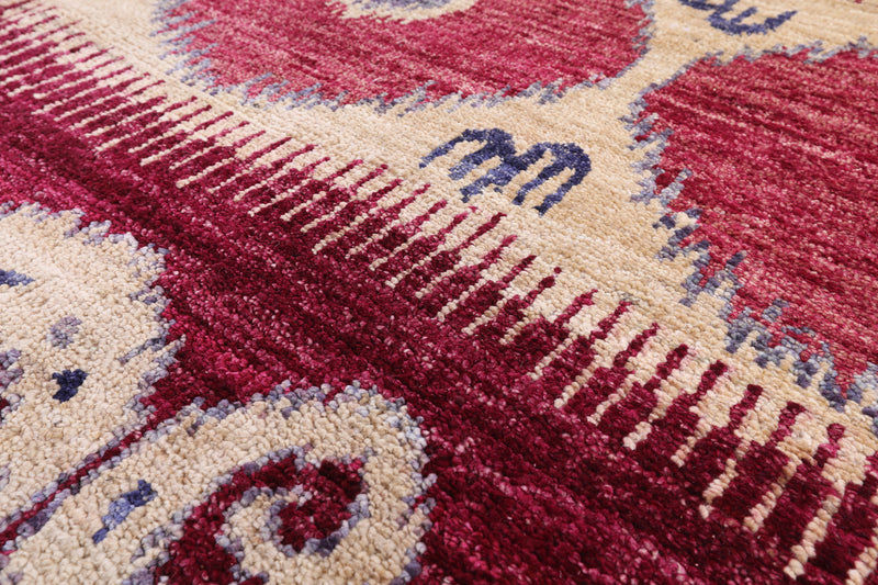 RED / BLUE IKAT RUG