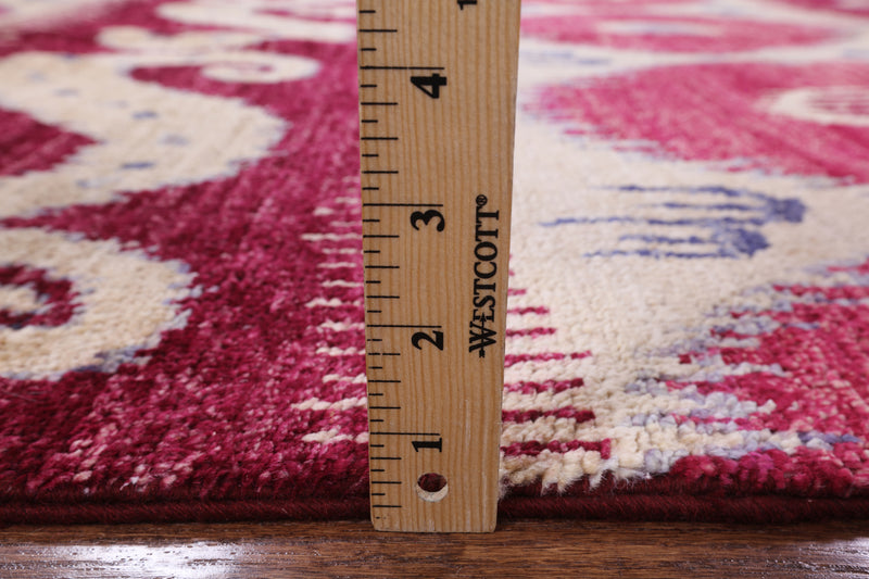 RED / BLUE IKAT RUG